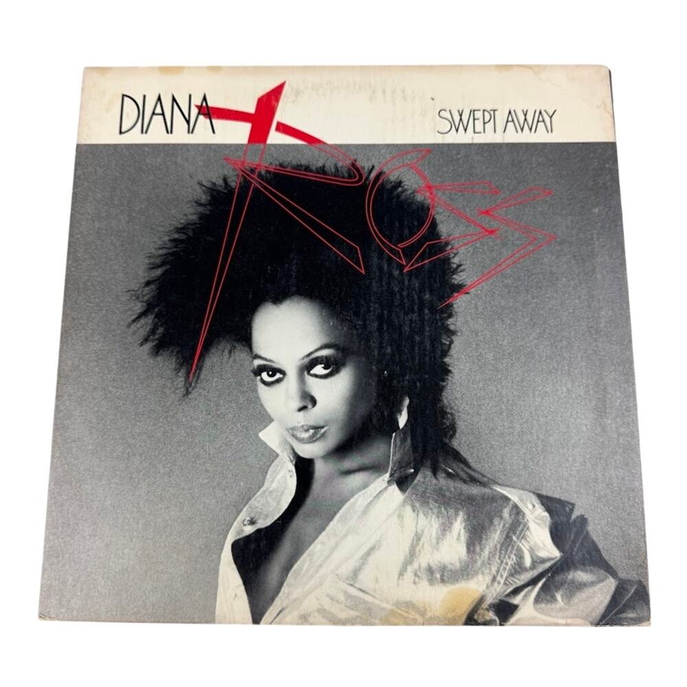 Diana Ross Swept Away Vinyl LP 1984 RCA Records AFL1-5009 Gatefold Cover